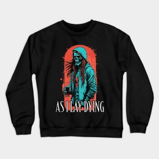 As I Lay Dying Long Haired Metal Crewneck Sweatshirt